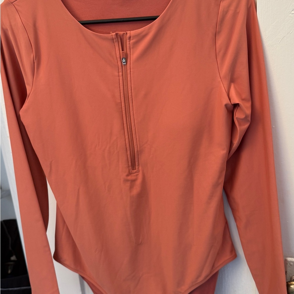 Women's Long Sleeve Orange Top